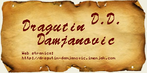 Dragutin Damjanović vizit kartica